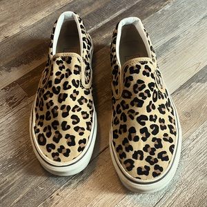 leapord print vans 7.5 womens